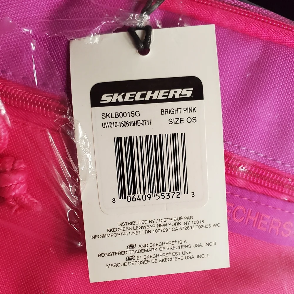 Skechers Girl's Lunch Pail - Back To School Snack Bag - Pink